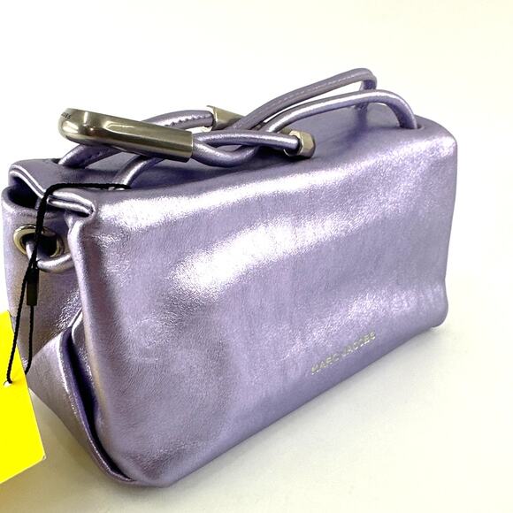 Marc Jacobs Lilac The Metallic Mini Dual Bag - Picture 6 of 11